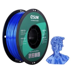 eSUN Silk Filament 3D PLA Blue 1.75mm 1kg